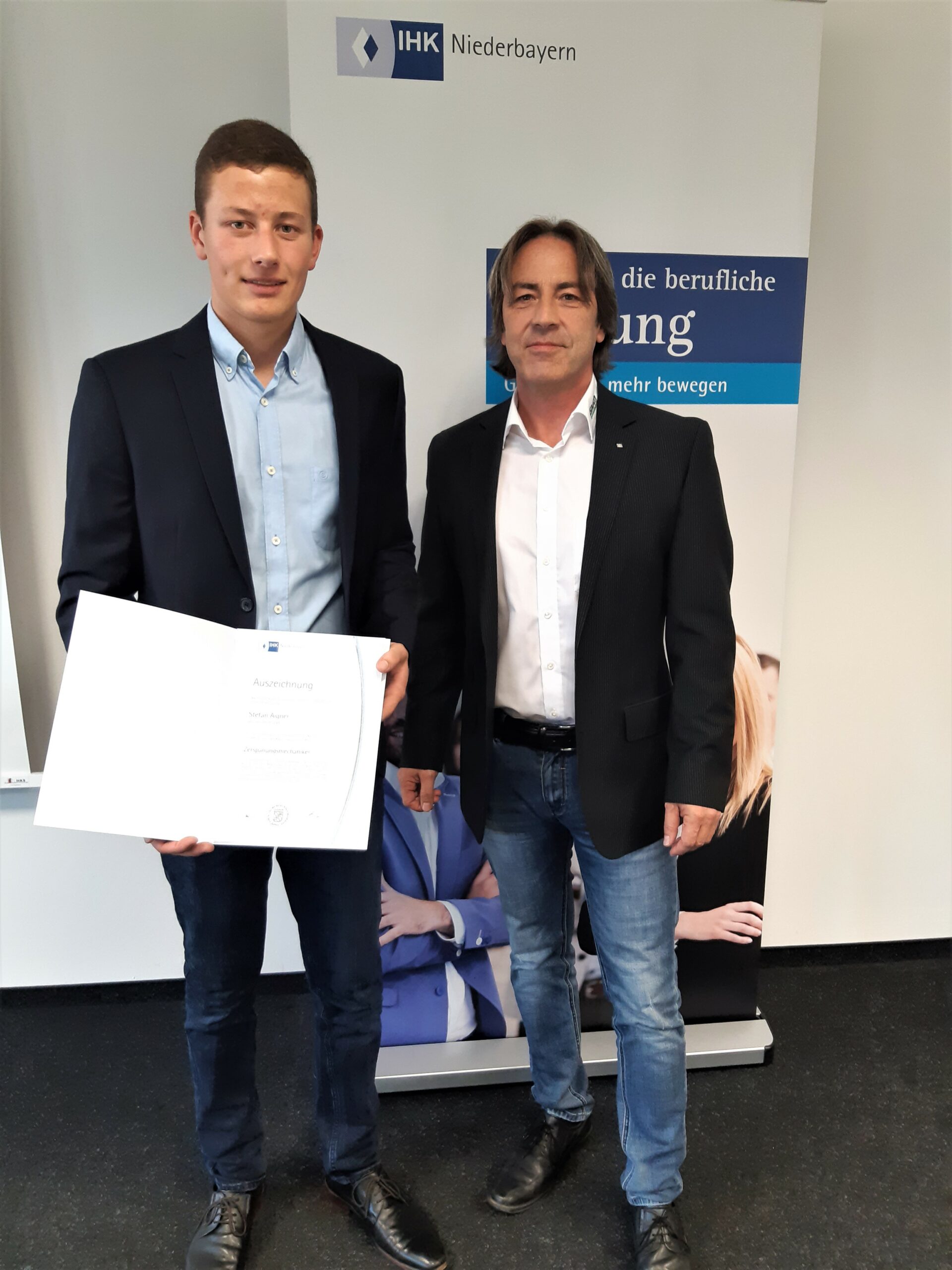 IHK-Auszeichnung Abschlussprüfungen Sommer 2019 Herr Stefan Aigner