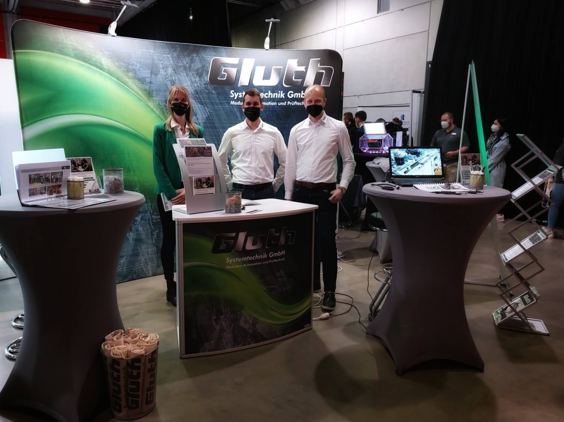 unser Stand auf der Ausbildungsmesse "First Contact"